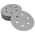 thumbnail image 1 of Hojas de lijado de gancho y bucle Unique Bargains 150x150mm blancas 320 grano, redondas, eficientes para el pulido y lijado en la fabricación y reparación de automóviles y en la carpintería, 1 of 7