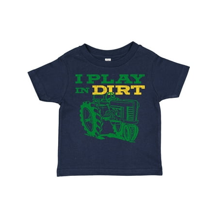 

Inktastic Play in Dirt Tractor Gift Toddler Boy or Toddler Girl T-Shirt