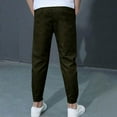 thumbnail image 6 of HIPYLO Petite Wide Leg Pants Boys Pants Size 8 Lounge Pants Kids Uniform Pants Black Baby Clothes Preppy Teen Clothes Boys 6t Clothes, Green 11-12 Years, 6 of 8
