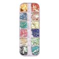 thumbnail image 1 of Natural Sea-shell Abalon Silces Gradient Crushed Stone 3D Nail Art Decoration, 1 of 1