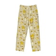 thumbnail image 6 of Uemuo Cute Bee Gnomes Pattern Men's Wide Leg Palazzo Lounge Pants with Pockets Light Weight Loose Comfy Casual Pajama Pants-XX-Large, 6 of 9