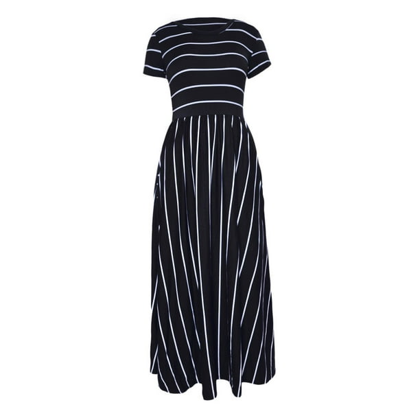 Black and top white dress walmart