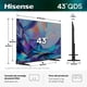 thumbnail image 5 of TV Pantalla Hisense de 43 pulgadas QLED 43QD5SV 4K con sistema operativo VIDAA, 5 of 13