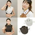 thumbnail image 2 of Rhinestones False Collar Half Shirt Removable Blouse for Women Favor, 2 of 15