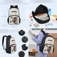 thumbnail image 2 of COEQINE Back Packs School Boys Kids / Durable Water Bottle Bag, Senior School Student Pencil Bag / Insulated Thermal Lunch Bag for Daily Life Basketball Boy, 2 of 5