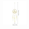 thumbnail image 3 of Sun Catcher Celestial Suncatcher Sun and Moon Decor Boho Suncatcher Hanging Prism Crystal Ornament for Home Decor Witchy Gift Birthday Gift, 3 of 4