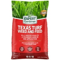 Expert Gardener Texas Turf Weed & Feed Lawn Fertilizer, 32.2 lb - Covers 5,300 Sq. ft.