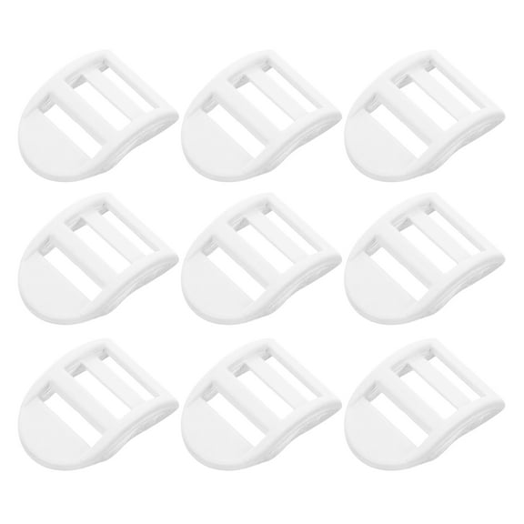 HAKIDZEL Wear-Resistant Strap Buckles Backpack Buckle Plastic 10pcs