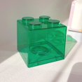 thumbnail image 3 of Visland Coin Bank Transparent Visible Easy to Use Kids Building Block Design Money Saving Box for Gifts, 3 of 4