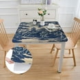 thumbnail image 2 of WYYP Pagoda Trees River Square Fitted Table Cloths 100% Polyester Fiber 36*36, 2 of 8