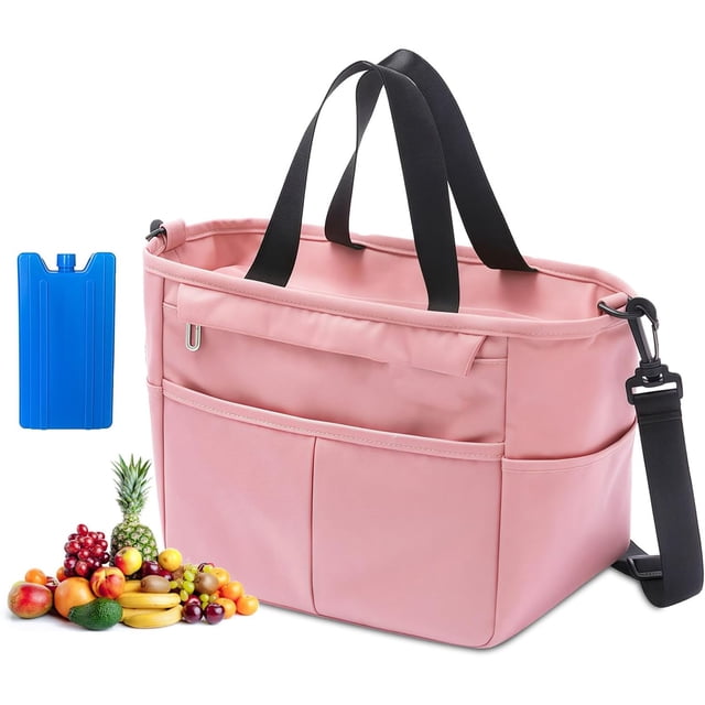 Bolsa del Almuerzo,Bolsa De Almuerzo Unisex,Reutilizable Bolsa Bolsa de almuerzo aislante de gran capacidad de pana a prueba de fugas,Adecuado para picnic,oficina,viajes.