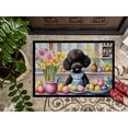 thumbnail image 3 of Carolines Treasures DAC6876MAT 18 x 27 in. Decorating Easter Black Poodle Doormat, 3 of 5