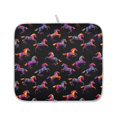 thumbnail image 2 of Colorful Horses Pattern Drying Dish Mat Quick Drying Absorbent Soft Durable for Kitchen 18" x 24", 2 of 10
