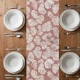 thumbnail image 6 of Ocean Conch Table Runner - 36 Inch Long, Kitchen Dining Table Runner Dresser Scarves, Coastal Red-brown Shell Summer Beach Farmhouse Decor for Coffee Tables Wedding Party Banquet, 6 of 8