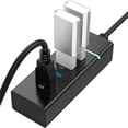 thumbnail image 3 of AYECEHI Hub USB 3.0 Divisor de puerto USB Concentrador de datos USB de alta velocidad de 4 puertos con indicador LED para computadora portátil, computadora, disco duro móvil, teclado, mouse y más - Ne, 3 of 5