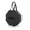 thumbnail image 2 of Bolsa de almacenamiento plegable para viajes, porta sombreros de vaquero, organizador portátil para gorras, estuche grande para guardar gorras de viaje con asas, 2 of 7