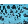 thumbnail image 1 of Ahgly Company Indoor Rectangle Abstract Light Blue Modern Area Rugs, 5' x 7', 1 of 4