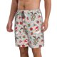thumbnail image 2 of Balery Groovy Retro Santa Traje de Baño Estilo Hawaiano para Hombre, Shorts de Secado Rápido con Bolsillos-Large, 2 of 6