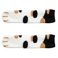 thumbnail image 1 of Sonducket Calcetines Elenxs para mujer, calcetín cálido de felpa, informal, para dormir, para otoño e invierno, para el suelo del hogar Medias Blanco negro Sonducket AP000972-02, 1 of 6