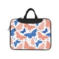 thumbnail image 2 of YFYANG 13 inch Universal Laptop Bag Oxford Cloth Laptop Sleeve, Multi-functional Cute Butterfly Doodle Notebook Computer Messenger Bag Handbag, 2 of 8