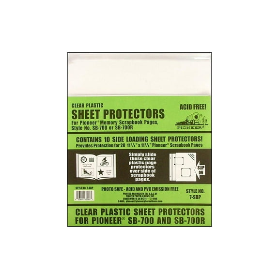 Genuine Pioneer  7SBP Clear SHEET PROTECTORS