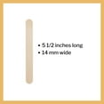 thumbnail image 3 of McKesson Tongue Depressors, Non-Sterile Wooden Sticks, 5 1/2 in, 500 Count, 10 Packs, 5000 Total, 3 of 12
