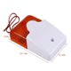 thumbnail image 4 of 3X Mini Sirena de Advertencia EstroboscóPica con Cable Dc 12V Alarma de Sonido Luz Intermitente Sirena de Sonido Bocina de Alarma Seguridad para Hogar 115Db Naranja, 4 of 5