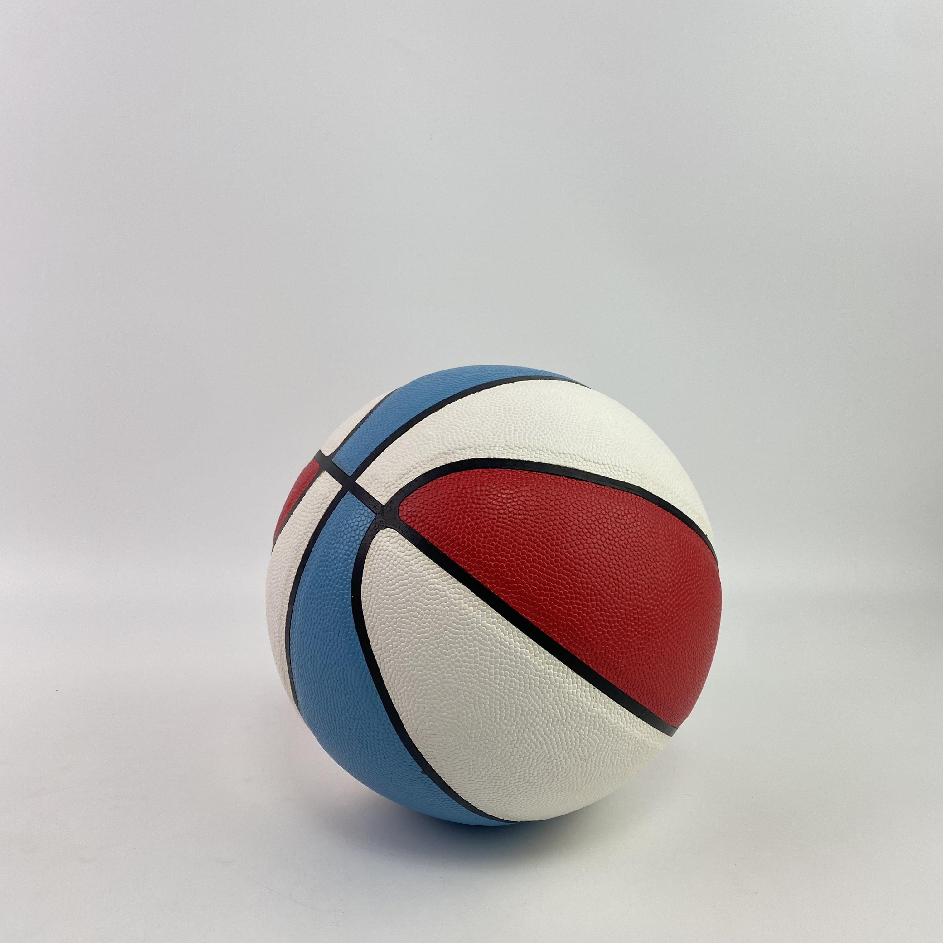 WOFIROY Basketballs,Basketballs Bulk Official Size 7 Rubber Basketballs 29.5 Rubber Inflatable Basketballs Basketballs Bulk Standard Basketball for Training Play(Blue, White)