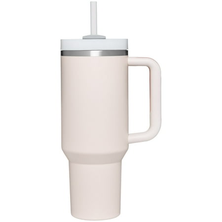 

Adventure Travel Reusable Vacuum Quencher Tumbler with Straw Leak Resistant Lid Stainless Steel Insulated Cup Maintains Heat Cold Ice for Hours(Not Stanley)