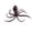 Brown, variant on 7.9in Soft Octopus Squid Fishing Lure with Integrated Hook, Realistic Eight-Leg Design, Bionic Bait for Boat and Sea Fishing, Brown