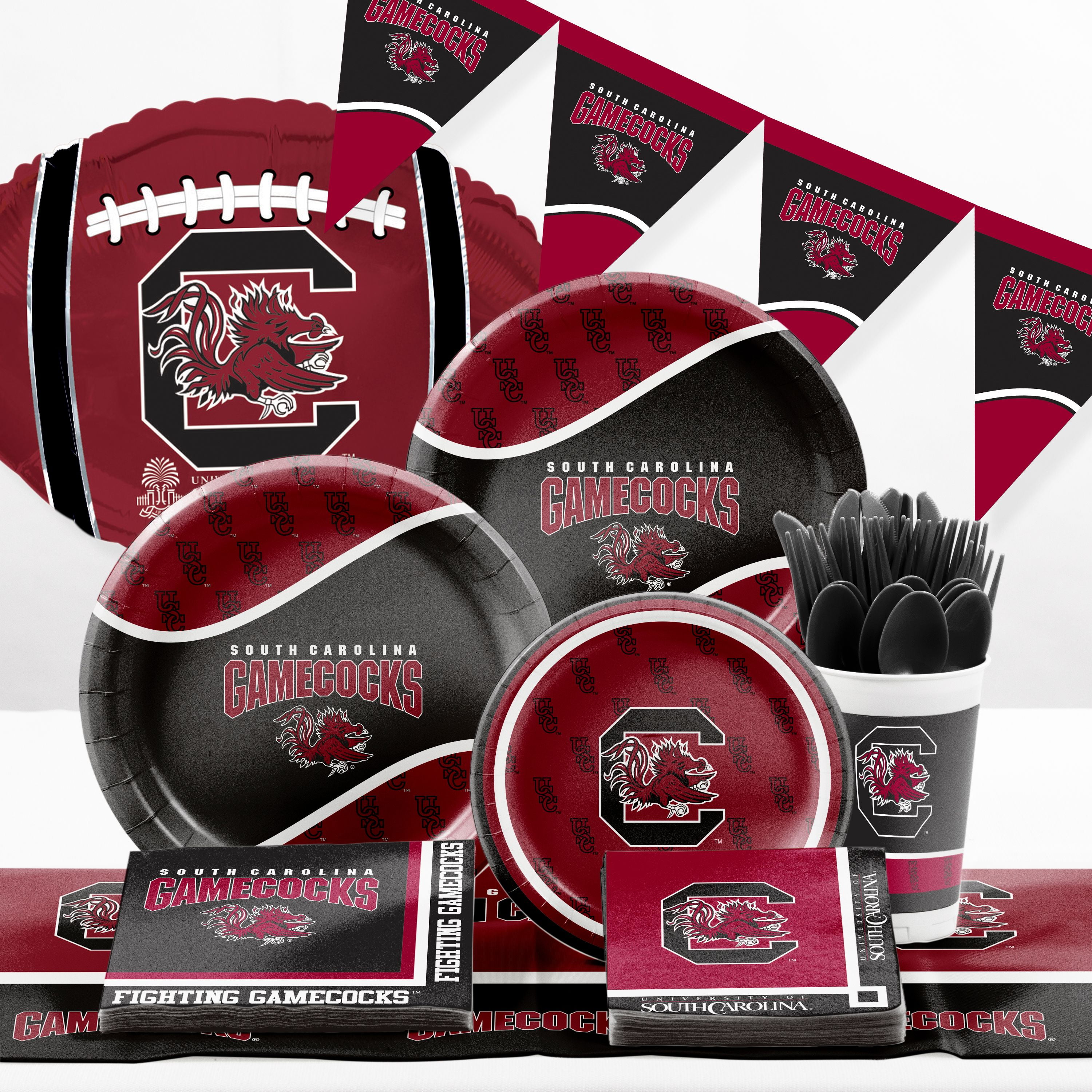 University of South Carolina Ultimate Fan Party Supplies Kit Walmart