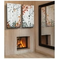 thumbnail image 4 of Modern Fall Birch Trees Wall Canvas With Gold Overpaint Set Of 2, 4 of 4