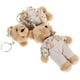 thumbnail image 3 of KAKOWELY 2 llaveros de oso de peluche, llavero de mochila, llavero colgante, 3 of 4