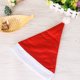 thumbnail image 4 of Billuyoard Gorro de Navidad no tejido, repuesto lavable reutilizable, gorro de Papá Noel decorativo con temática de Navidad Universal, gorro de disfraz Kits de decoración para fiestas Adulto Billuyoard JJ3615-01, 4 of 6