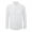White, variant on Men's Wrinkle-Free Solid Long Sleeve Dress Shirt with Spread Collar, Classic Fit for Business