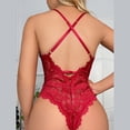 thumbnail image 4 of Gibobby Ropa sexy de mujer para sexo Lencería sexy para mujer, diseño de mujer con juego de lencería sexy(Rojo, G), 4 of 4