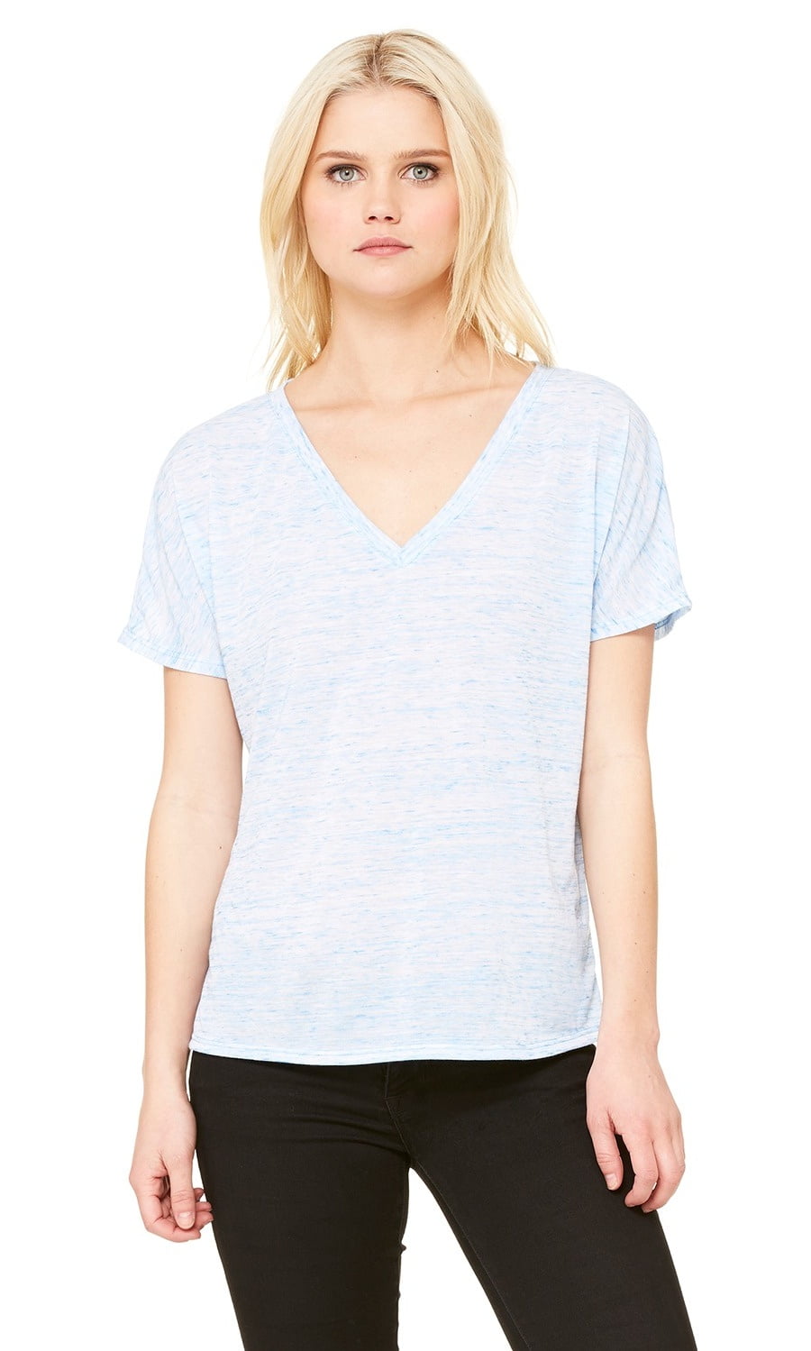 Canvas Ladies Slouchy V-Neck T-Shirt 