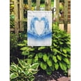 thumbnail image 2 of KDAGR Love Blue Water Heart on Splash Life Wave Running Bubble Garden Flag Decorative Flag House Banner 12x18 inch, 2 of 2