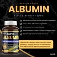 thumbnail image 3 of Herba Albumin Supplement – 240 Vegetable Capsules | Made in Canada, 3 of 7