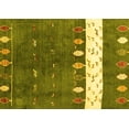 thumbnail image 1 of Ahgly Company Indoor Rectangle Abstract Yellow Contemporary Area Rugs, 6' x 9', 1 of 4
