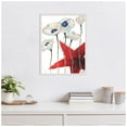thumbnail image 2 of Amanti Art Patriotic Floral IV Framed Canvas Wall Art Print, 2 of 10