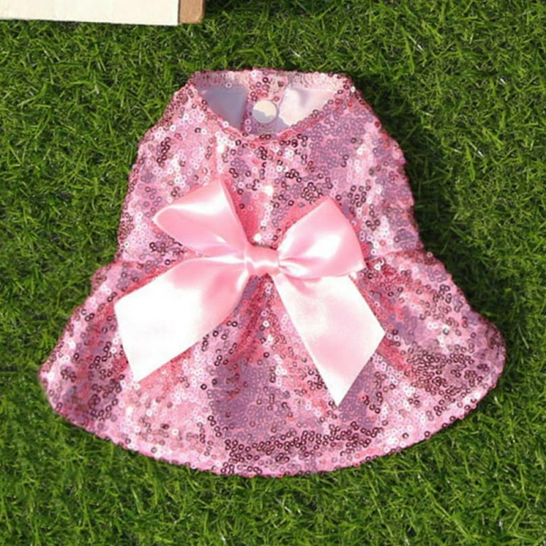 ROZKITCH Dog Dress, Doggy Skirt for Puppy Cats Girl, Cat Princess Dress  with Sequin & 6-Layer Fluffy Tulle for Wedding Valentine Proposal,  Sleeveless