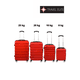 thumbnail image 3 of Set de 4 Maletas de Viaje Travel Elite Rojo G (25 kg) M (20 kg) C (10 kg) Carry On (8kg), 3 of 10