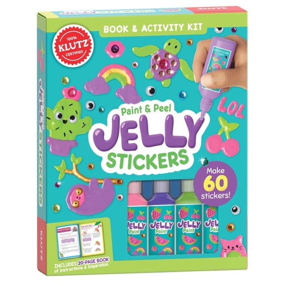 Paint & Peel Jelly Stickers, (Hardcover)