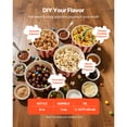 thumbnail image 3 of KFFKFF Popcorn Machine with Cart, 8oz Stainless Steel Kettle, 800W Commercial Popcorn Maker, Produces 48 Cups per Batch, Theater Style Popper with Easy Controls, Glass Panels, PC Door, Scoop, 3 of 9
