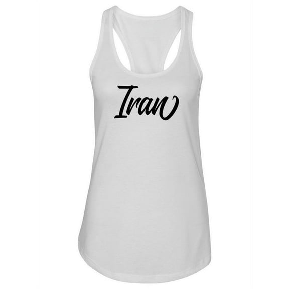 Iran Cursive  Tank Women -Image by Shutterstock, Female x-Small