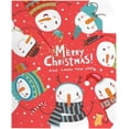 thumbnail image 4 of Coolnut Mailbox Covers Magnetic Oversize Christmas Snowman Circle On Red Seasonal Mail Wraps for Home Outdoor Decor, 25.4"x20.78", 4 of 5