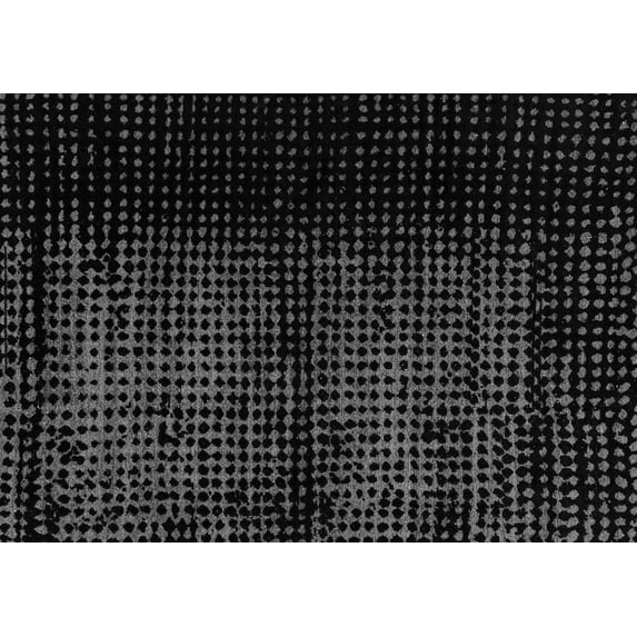 Ahgly Company Machine Washable Indoor Rectangle Abstract Gray Modern Area Rugs, 3' x 5'