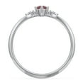 thumbnail image 4 of Bague Ovale avec Accents d'Épaule - Rubis (Juillet), 4 of 5