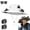 #D, variant on Outdoor Wide Brim Sun Hat with 2 Solar Fan, 50+ Sun Bucket Hat, Waterproof Breathable Fishing Hat, for Men Women